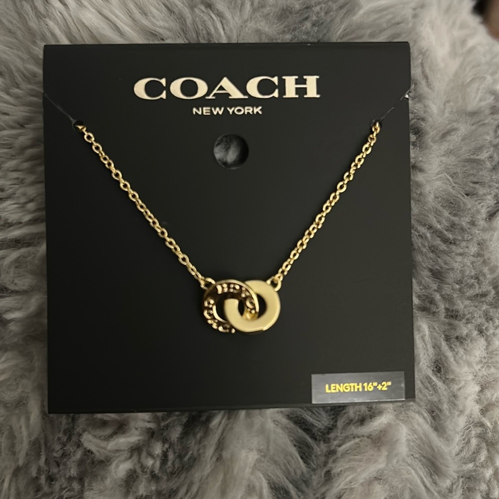 Coach, Necklace, Gold, Brand new